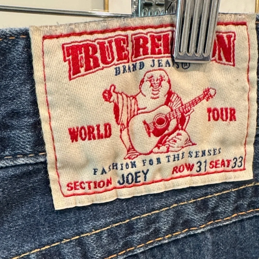 True Religion Indigo Jean Shorts
